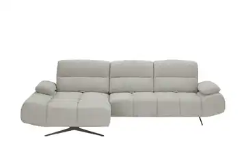 Twist Ecksofa Falcao Grundfunktion Hellgrau links