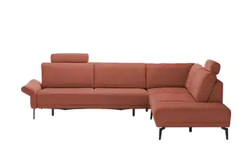 Kollektion Kraft Ecksofa Jenny Terracotta Erweiterte Funktion rechts
