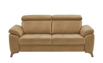 Kollektion Kraft Einzelsofa Chloris Grundfunktion Zimt Mikrofaser in Leder-Optik