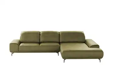 Musterring Ecksofa MR 2490 Olivgrün ohne rechts