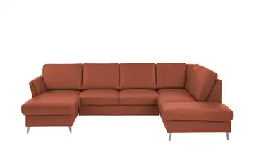 Kollektion Kraft Wohnlandschaft Veit Rot ohne rechts