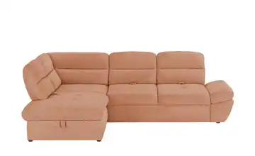 Twist Ecksofa Galiano links Kupferfarben Erweiterte Funktion