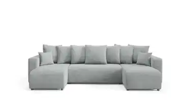 Wohnlandschaft  mit Schlaffunktion Evora Grau
