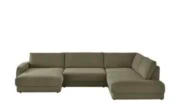 Lounge Collection Wohnlandschaft Erion Erweiterte Funktion Olivgrün rechts