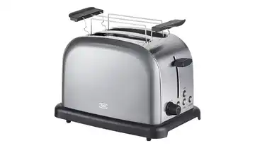 KHG Toaster TO-1000 (AS) Anthrazit / edelstahlfarben / Schwarz