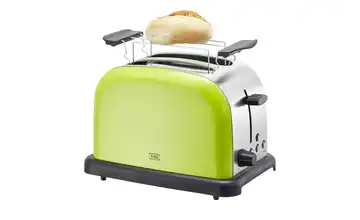 KHG Toaster TO-1005 (LS) Lime (Grün) / edelstahlfarben / Schwarz