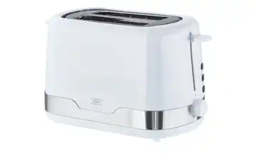 KHG Toaster TO-857 WE2 Weiß / Edelstahl