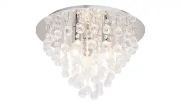 Deckenlampe mit hängenden Glaselementen