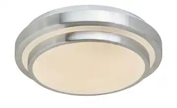 LED- Deckenleuchte, 1-flammig, titanfarben rund