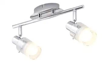 KHG LED-Deckenstrahler, 2-flammig Glas teilsatiniert
