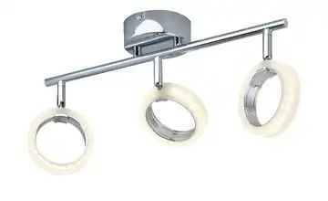 KHG LED-Deckenstrahler, 3-flammig, Acrylringe