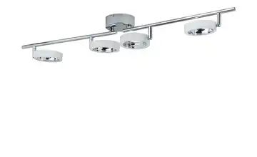 KHG LED-Deckenstrahler, 4-flammig, Acrylringe