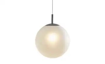 Pendelleuchte, 1-flammig, Glaskugel alabaster