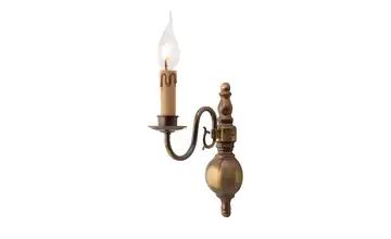 Wandlampe messing im Armleuchter-Design