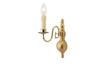 Wandlampe messing im Armleuchter-Design