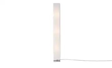 KHG Stehlampe mit weißem Kunststoff-Schirm