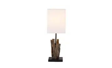 Paul Neuhaus Tischlampe mit Fuß aus Treibholz