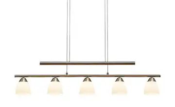 Paul Neuhaus LED- Pendelleuchte, 5-flammig, nickel matt, höhenverstellbar