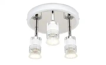 KHG LED-Deckenstrahler rund mit 3 Spots