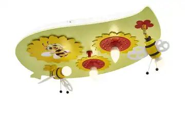 Deckenleuchte, Sonnenblume mit Biene