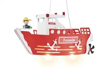Pendelleuchte, 2-flammig `Feuerwehrschiff`