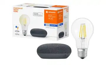 LEDVANCE Google Home Mini Sprachassistent, schwarz