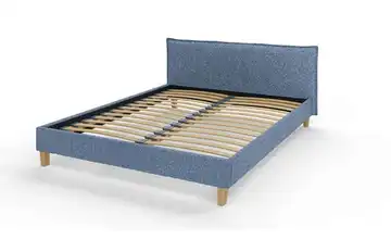 S-STYLE Polsterbett Gabriella 160x200 cm Blau 177 cm