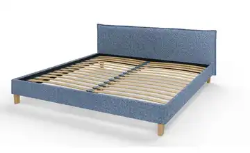 S-STYLE Polsterbett Gabriella 200x200 cm Blau 217 cm