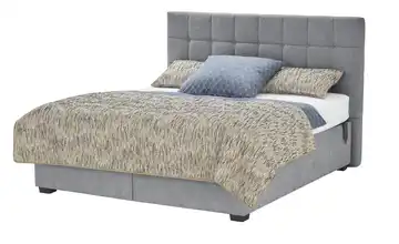 vanDoorn Motor-Boxspringbett mit Bettkasten Ohio Webstoff H3 & H4 200 cm Schwarz Grau