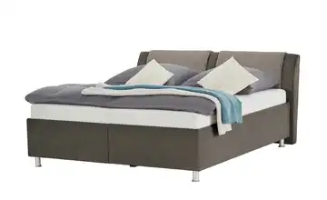 vanDoorn Polsterbett mit Bettkasten Talea H2 180 cm Khaki, Taupe