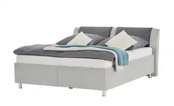 vanDoorn Polsterbett mit Bettkasten Talea H2 & H3 160 cm Silbergrau, Anthrazit