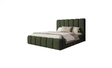 Selsey Polsterbett mit Bettkasten 204 cm Grün 180x200 cm