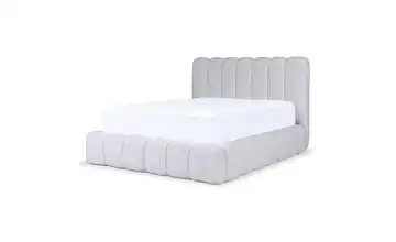 Selsey Polsterbett BK 140x200Hellgrau mit Bettkasten Hellgrau 140x200 cm