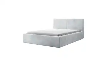 Selsey Polsterbett mit Bettkasten 140x200 cm Hellgrau