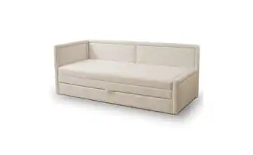 Selsey Polsterliege Hellbeige mit Bettkasten