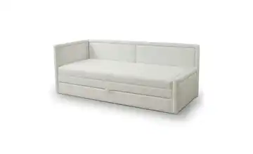 Selsey Polsterliege Creme mit Bettkasten