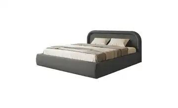 Selsey Polsterbett mit Bettkasten Graphit 140x200 cm