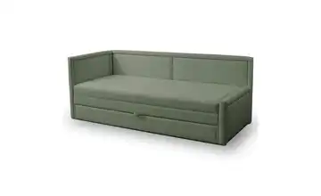 Selsey Polsterliege Salbeigrün mit Bettkasten