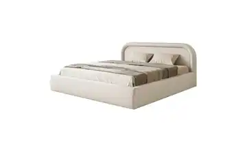 Selsey Polsterbett mit Bettkasten Greige 160x200 cm