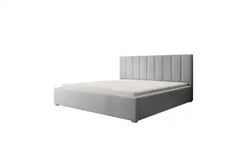 Selsey Polsterbett 160x200 cm mit Bettkasten Hellgrau