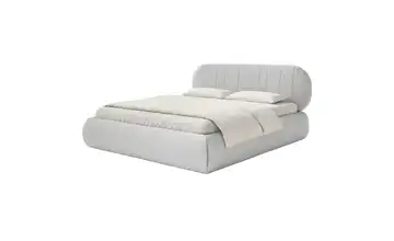 Selsey Polsterbett 140x200 Hellgrau ohne Bettkasten Hellgrau