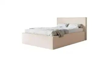 Selsey Polsterbett mit Bettkasten 180x200 cm Hellbeige Chenille