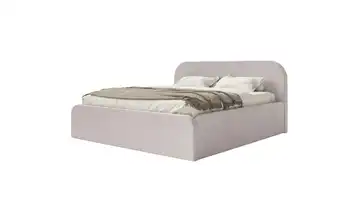 Selsey Polsterbett BK 180x200 Greige mit Bettkasten 180x200 cm Samt 200 cm Greige