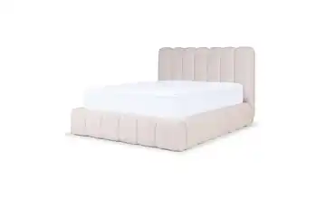 Selsey Polsterbett BK 180x200 H.beige mit Bettkasten Hellbeige 180x200 cm