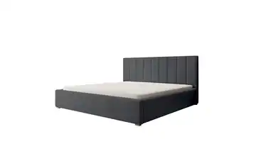 Selsey Polsterbett 160x200 cm mit Bettkasten Dunkelgrau