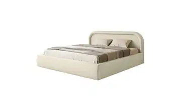 Selsey Polsterbett mit Bettkasten Beige 140x200 cm