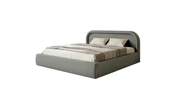 Selsey Polsterbett mit Bettkasten Grau 160x200 cm