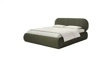 Selsey Polsterbett mit Lattenrost 180x200 cm ohne Bettkasten Khaki