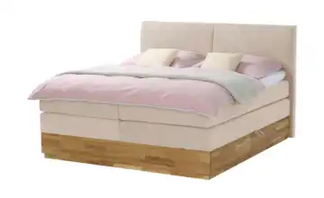 Boxspringbett inklusive Bettkasten H4 160 cm Beige