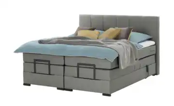Motor-Boxspringbett Grau 160 cm H3